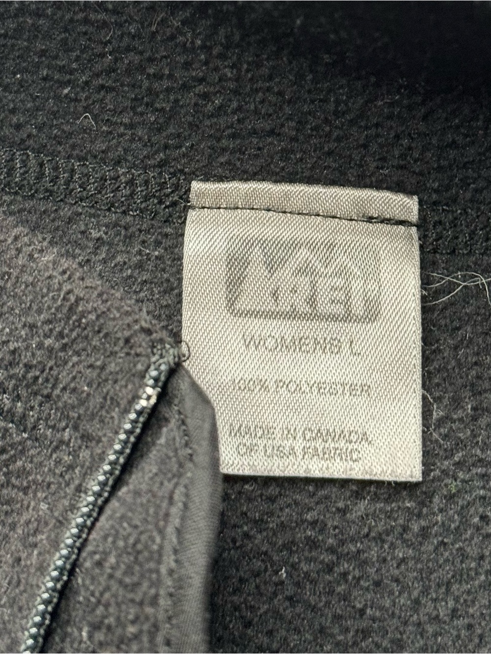 REI - Long Sleeve Fleece Pullover Lightweight Sweater in Black - Picture 9 of 11